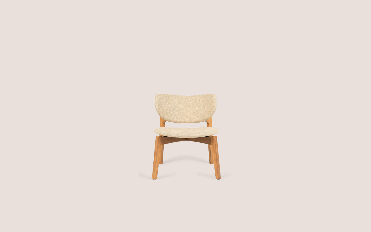 Mila Lounge Chair Pale Khaki