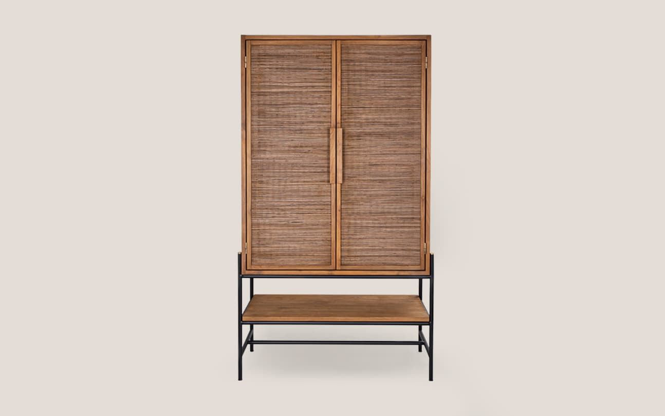 Coco Cabinet 2 Doors 1 Open Rack