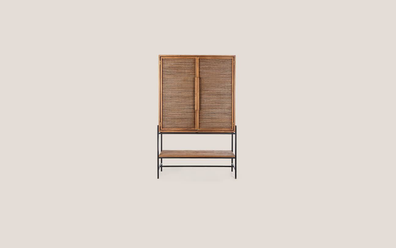Coco Cabinet 2 Doors 1 Open Rack 1