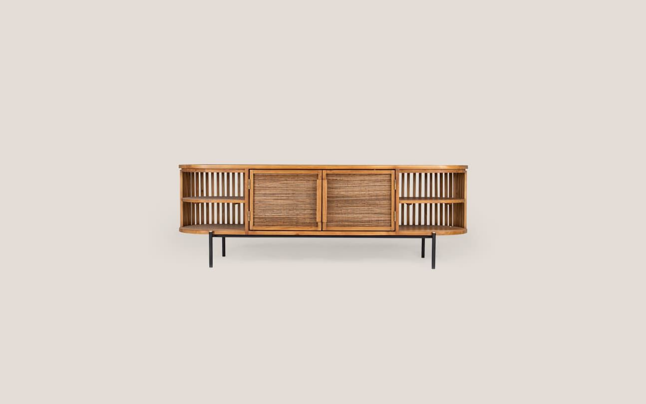 Coco Dresser 2 Doors 4 Open Racks