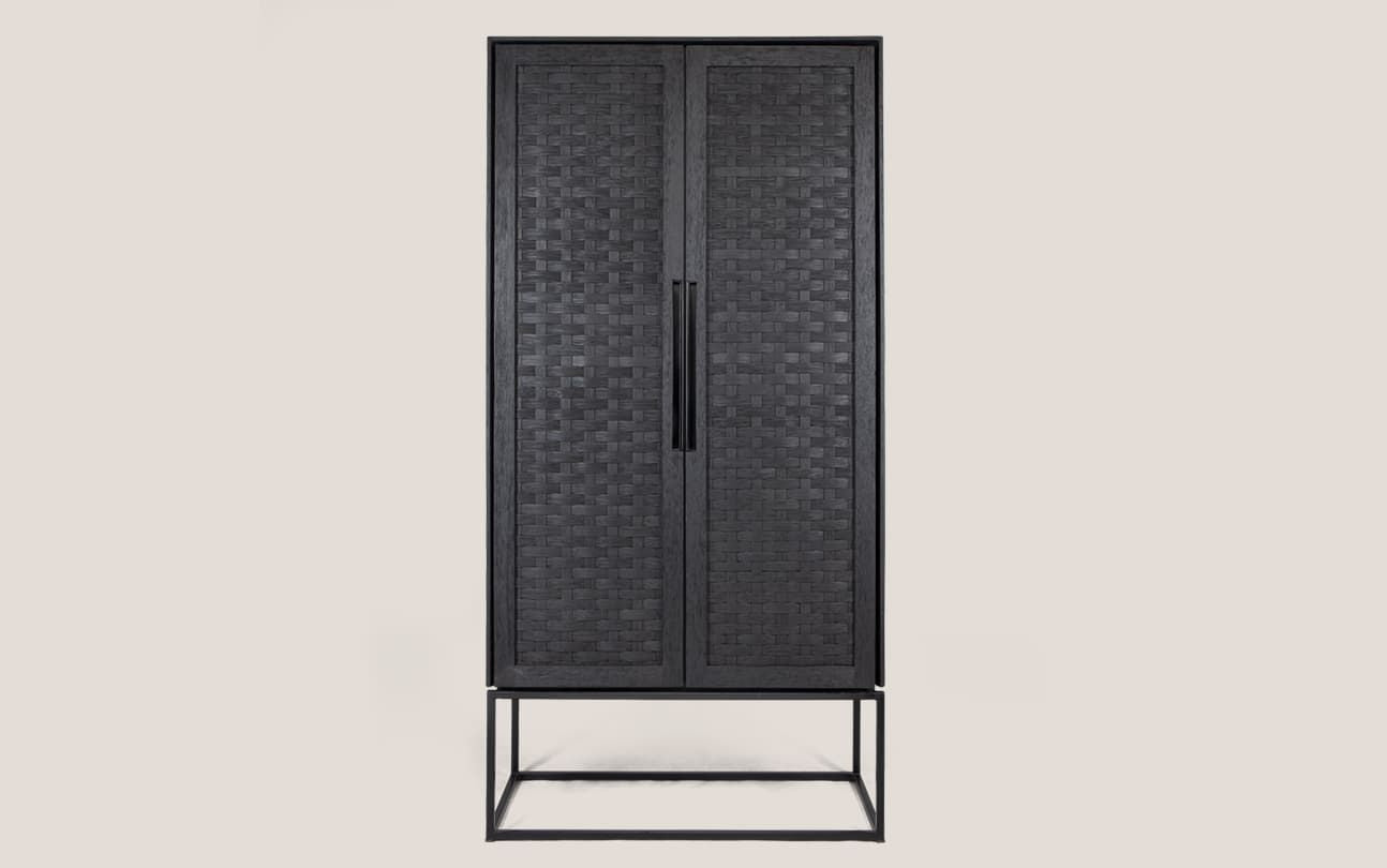 Karma Cabinet 2 Doors In Charcoal