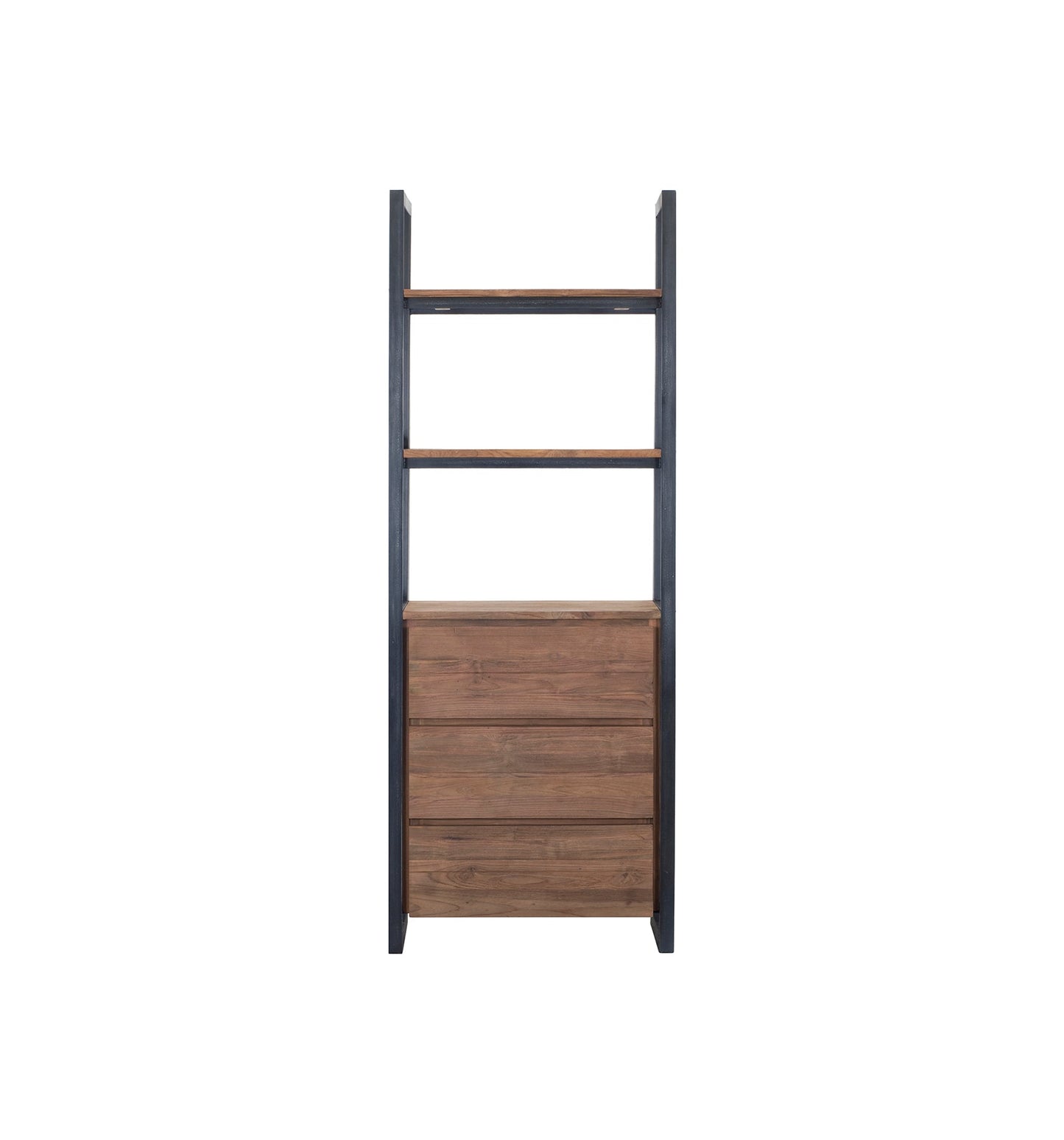 Fendy Bookcase 3 Drawers, 2 Open Shelves