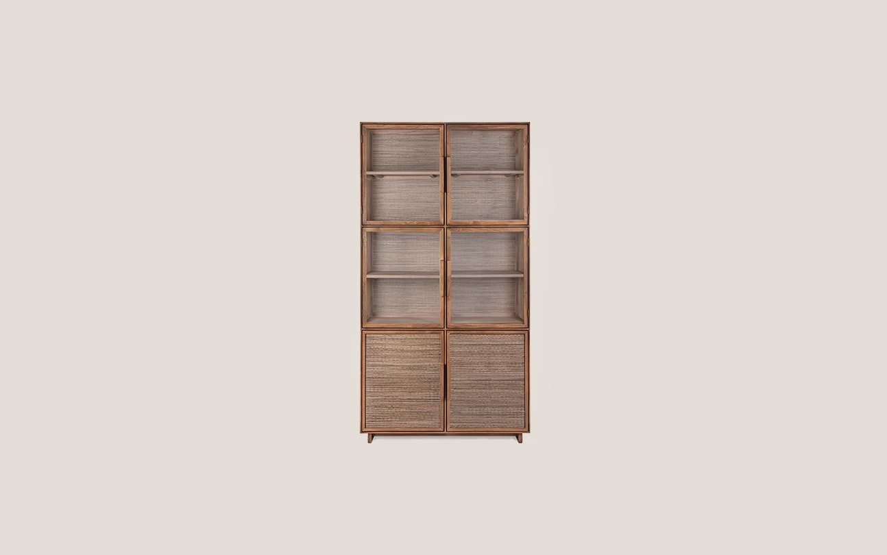 Hopper Display Cabinet 2 Doors