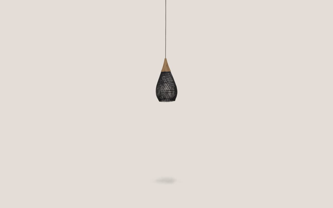 Bright horn lamp charcoal