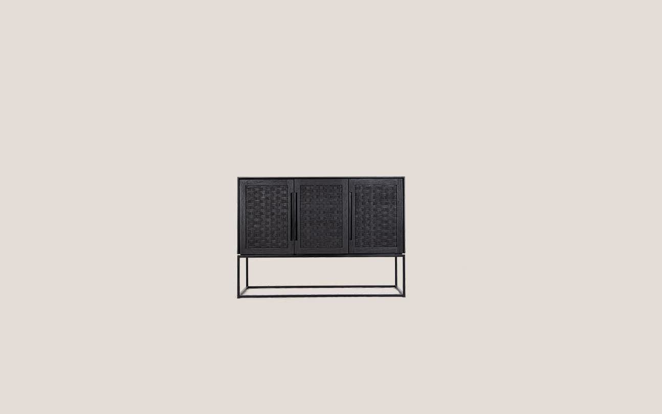 Karma Charcoal High Dresser 3 Doors