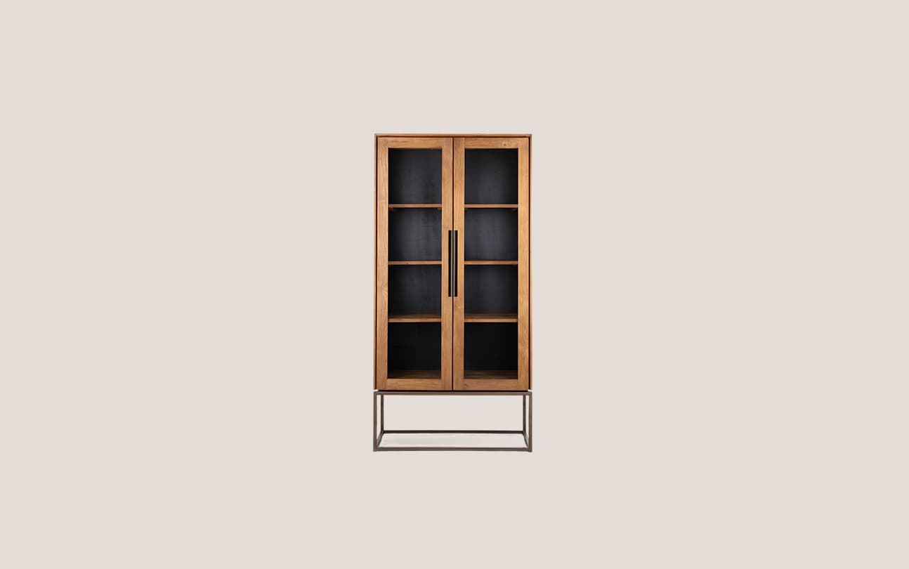 Karma Pure Cabinet 2 Glass Doors