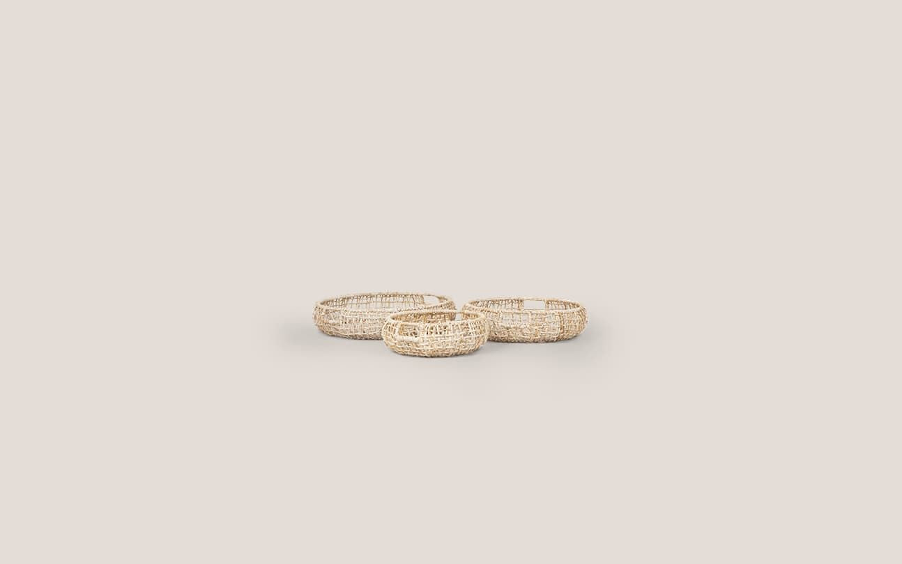 Krakatao Round Tray - Set of 3