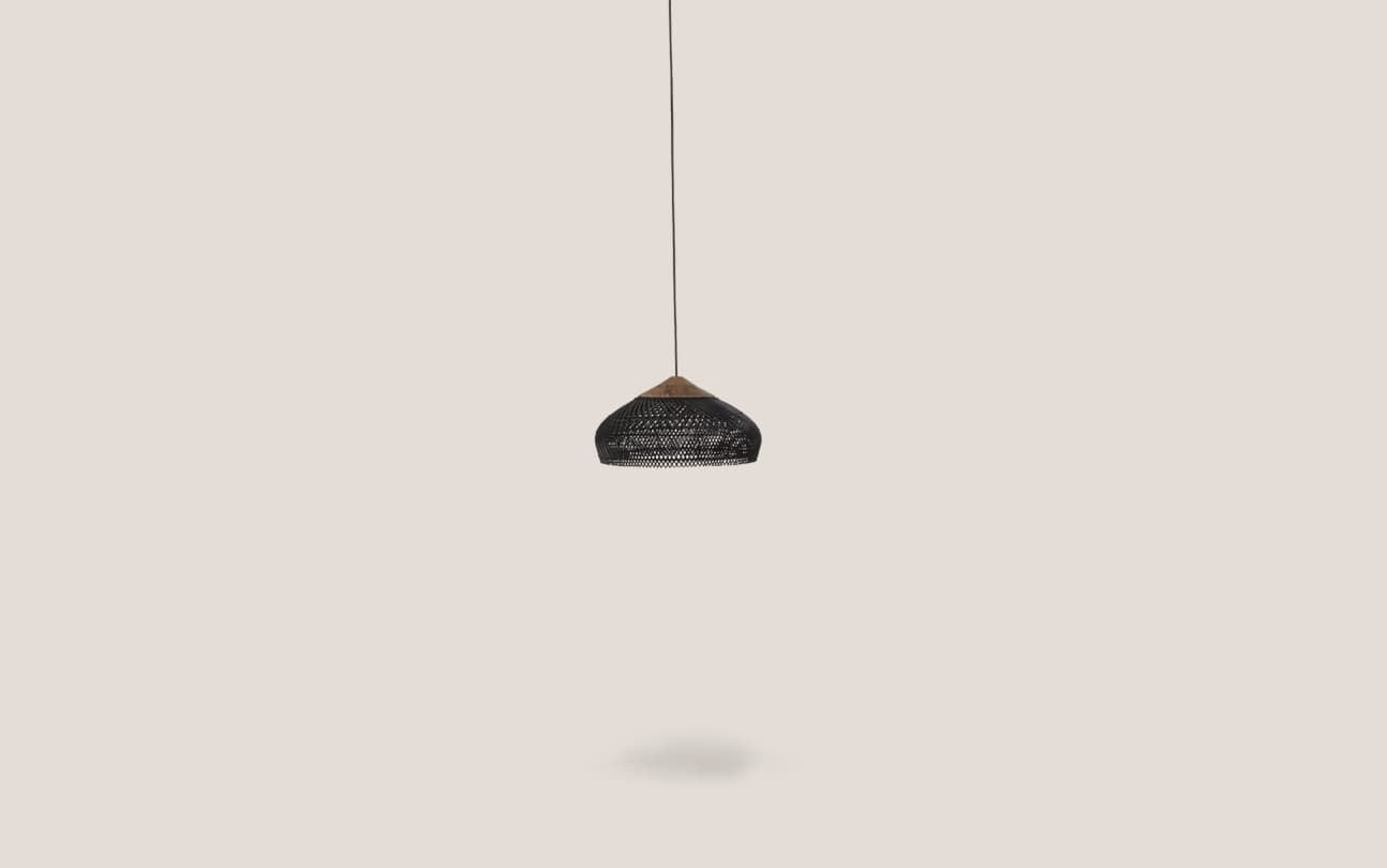 Bright banjo lamp charcoal