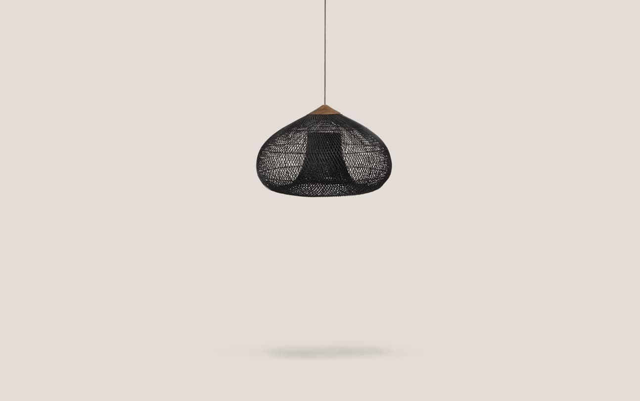 Bright drum lamp charcoal