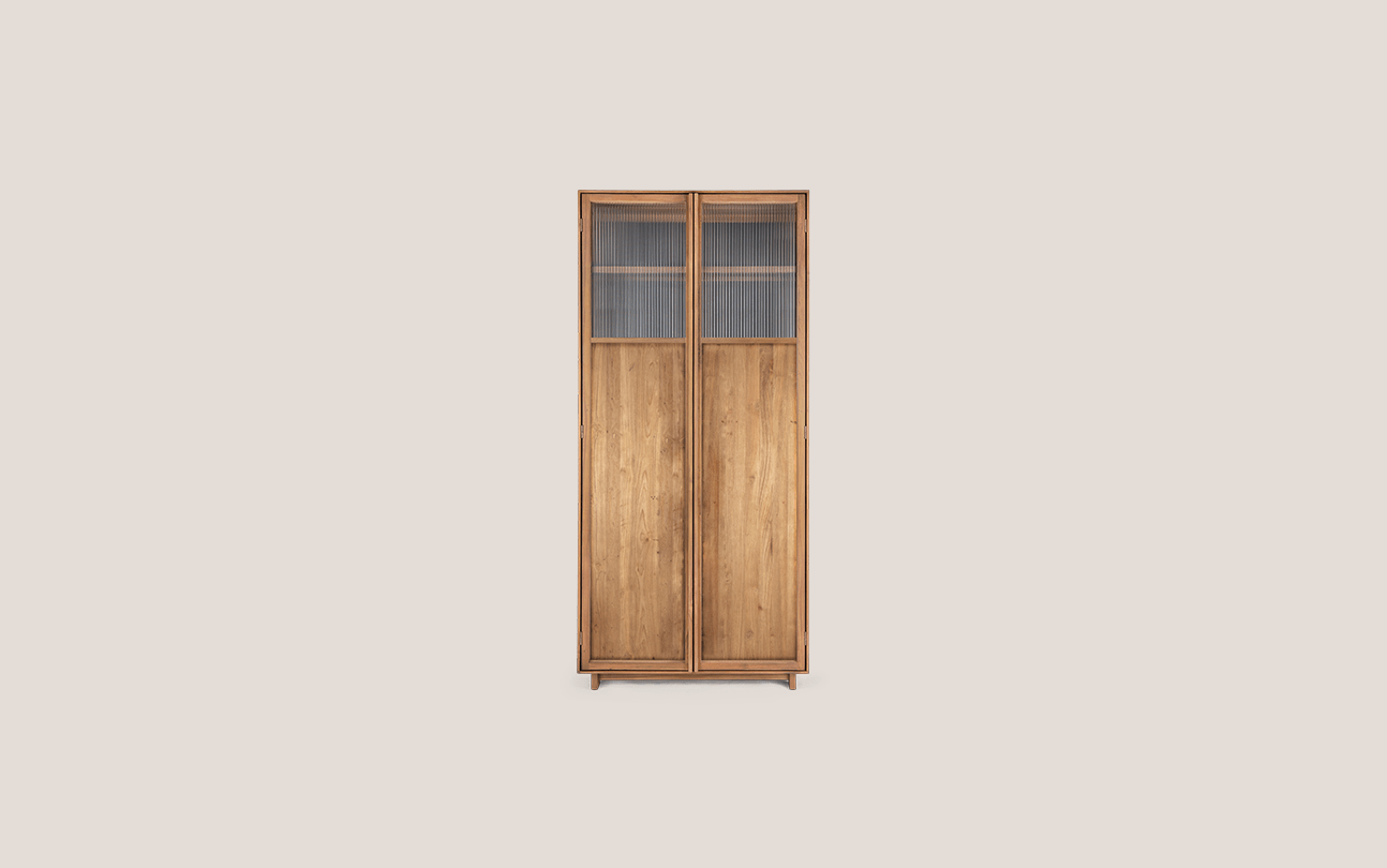 Motion Cabinet 2 Doors with Textured Glass