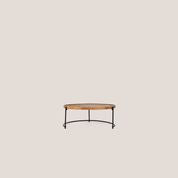 Coco Round Coffee Table Oval Legs