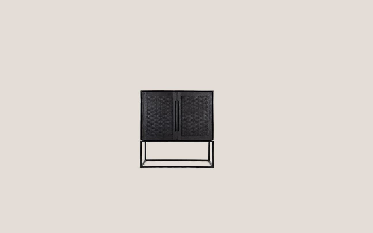 Karma Charcoal High Dresser 2 Doors