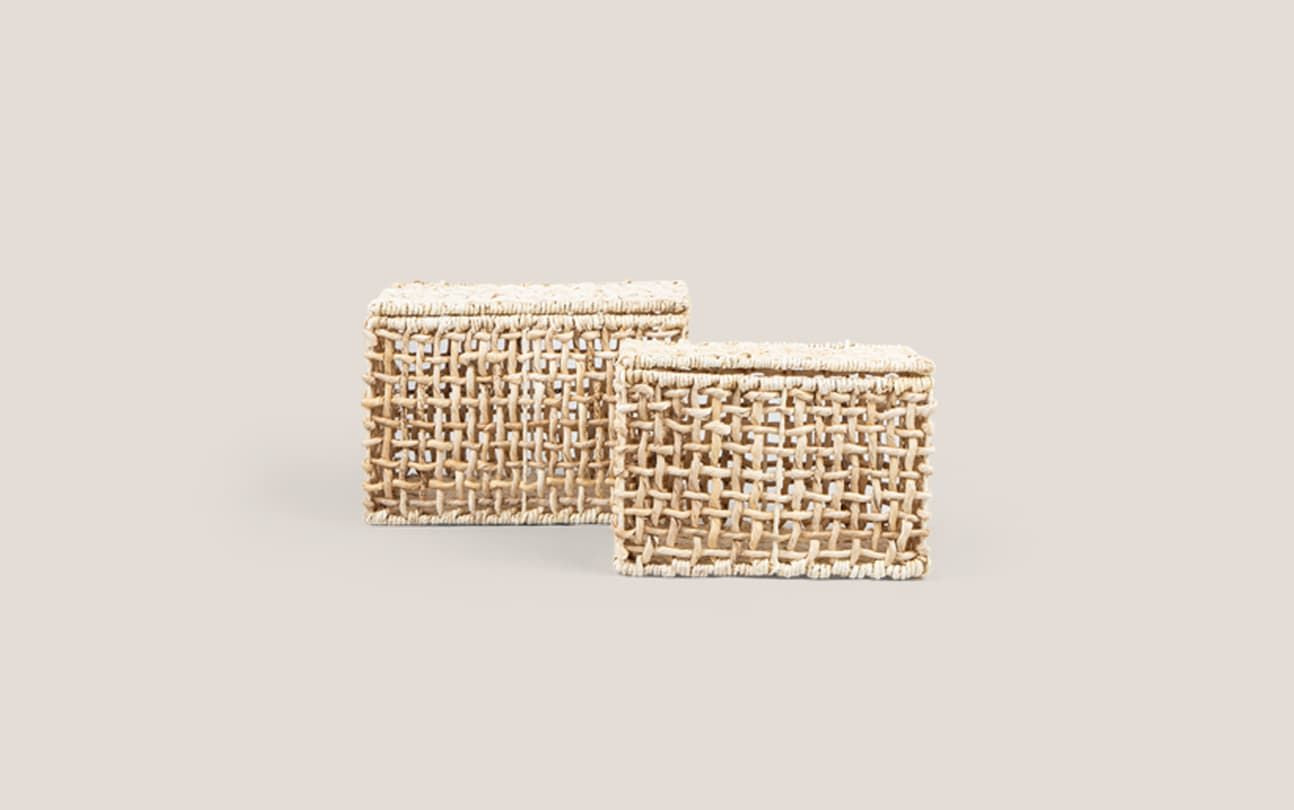 Rinjani Rectangular Basket - Set of 2