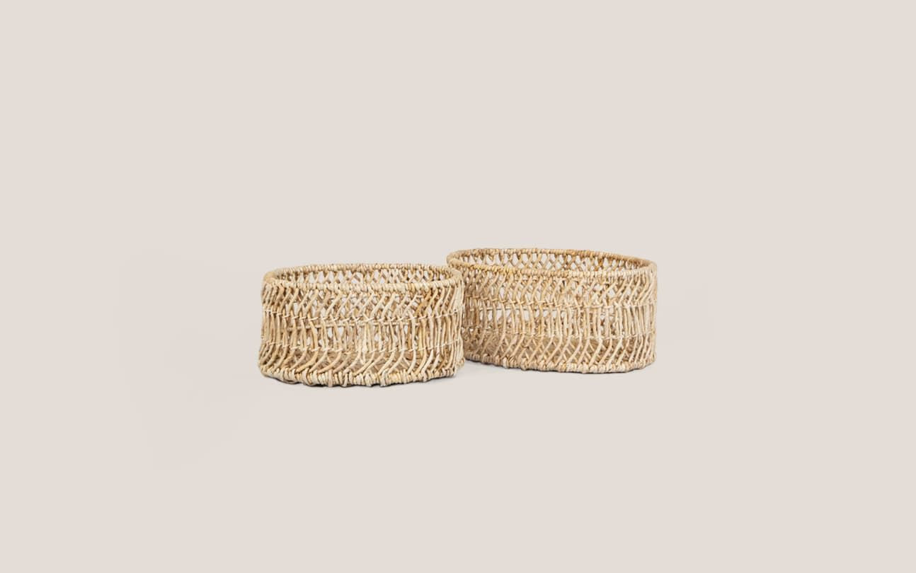 Kawi Oval Basket - Set of 2