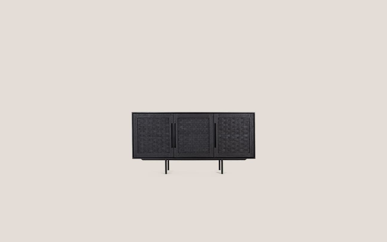 Karma Charcoal Dresser 3 Doors