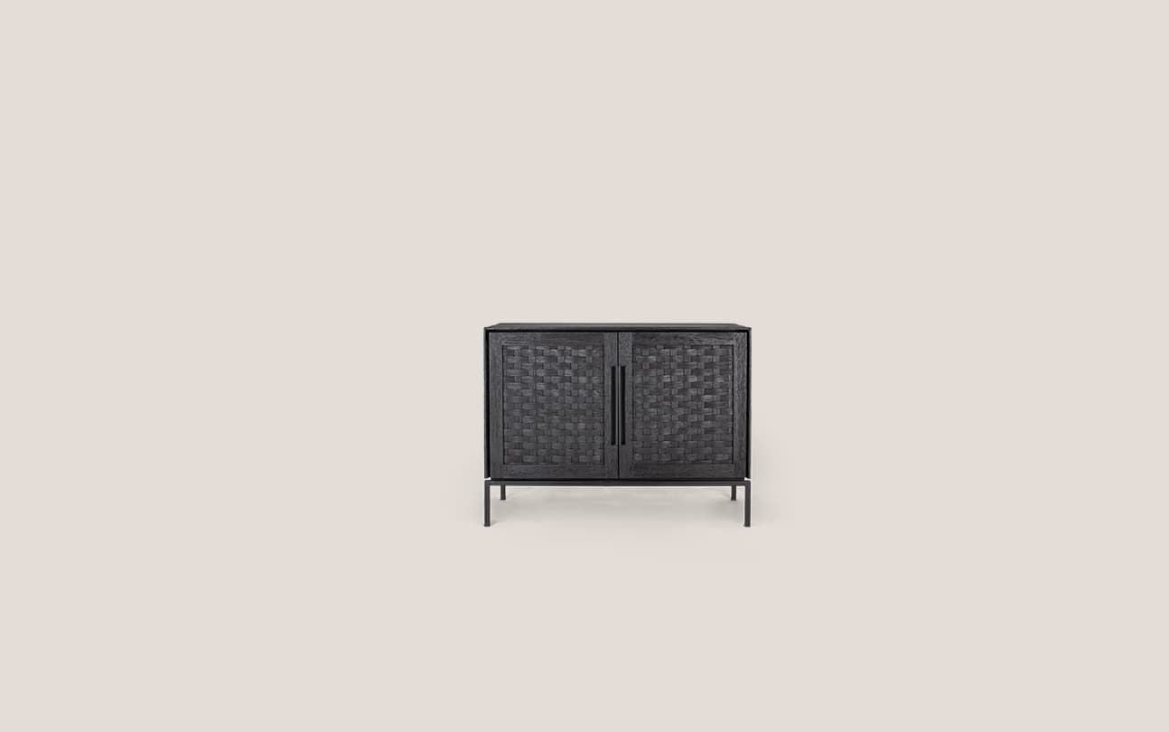 Karma Charcoal Low Dresser 2 Doors