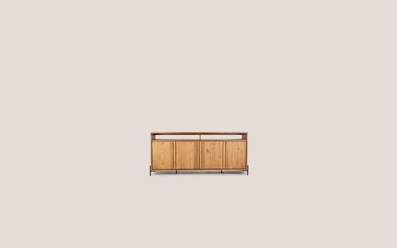 Outline Dresser 4 Doors 1 Open Racks